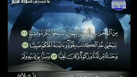 الشيخ عبدالمنعم الطوخي سوره مريم