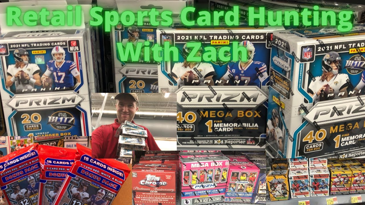 💥Retail Sports Card Hunting with Zach💥Prizm 🏈 Mega & Hanger Boxes at a