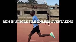 Track Etiquette
