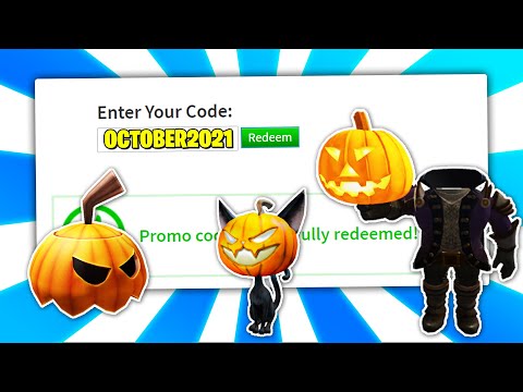ALL NEW OCTOBER Roblox Promo Codes on ROBLOX 2021! | Halloween Roblox Promo Codes?! (2021)