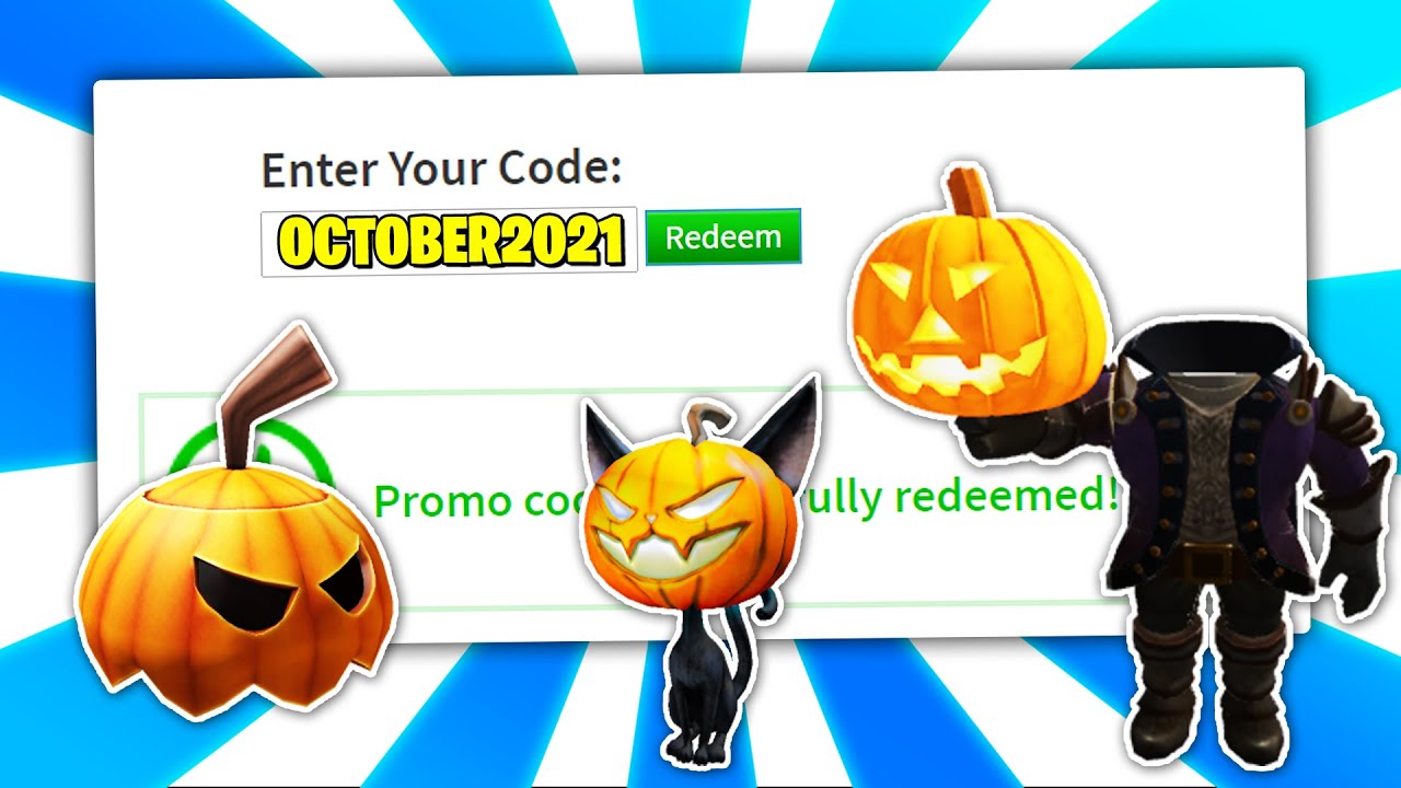 ALL NEW OCTOBER Roblox Promo Codes on ROBLOX 2021!