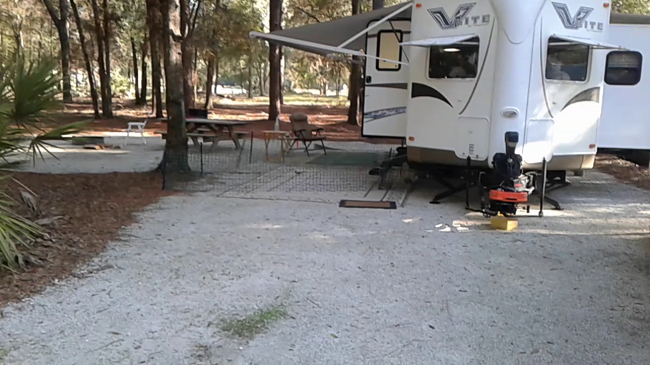 Silver Springs State Park, Florida campsite YouTube