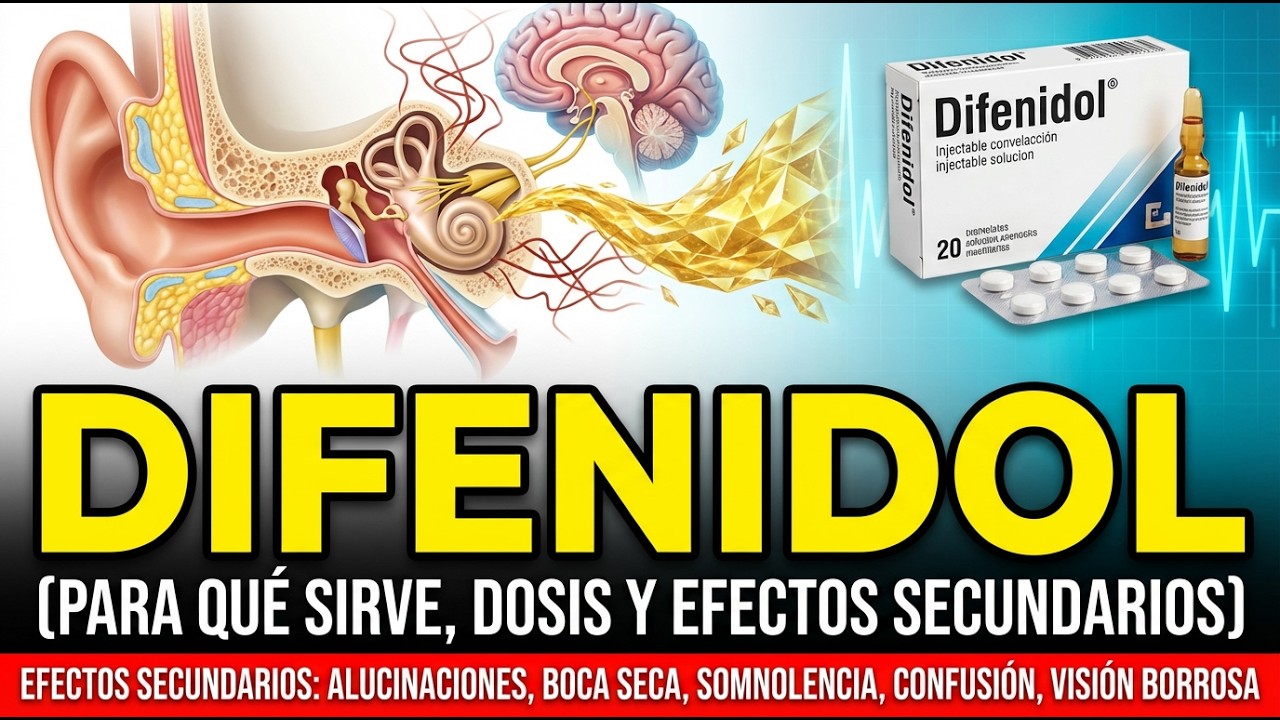 DIFENIDOL PARA QUE SIRVE, DOSIS Y EFECTOS SECUNDARIOS - YouTube