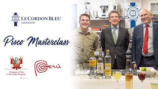 Pisco Masterclass with the Embassy of Peru in the United Kingdom