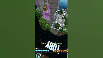 I did a 3 block extension! #shorts #short #bedwars