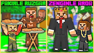 ZENGİN VE FAKİR 24 SAAT BOYUNCA ÇOCUKLARINI DEĞİŞTİRDİ! 😂 - Minecraft