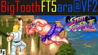 Super Street Fighter 2 Turbo - BigTooth [Ken] vs ara@VF2 [E. Honda/Guile/Zangief] (Fightcade FT5)