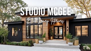 Studio McGee Inspired Black Luxury Interiors Balancing Soft Warmth and Bold Contrast screenshot 1