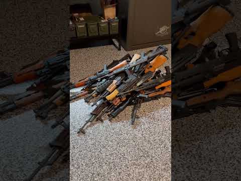 Just a FEW of my AK’s waiting on the new safe to be delivered