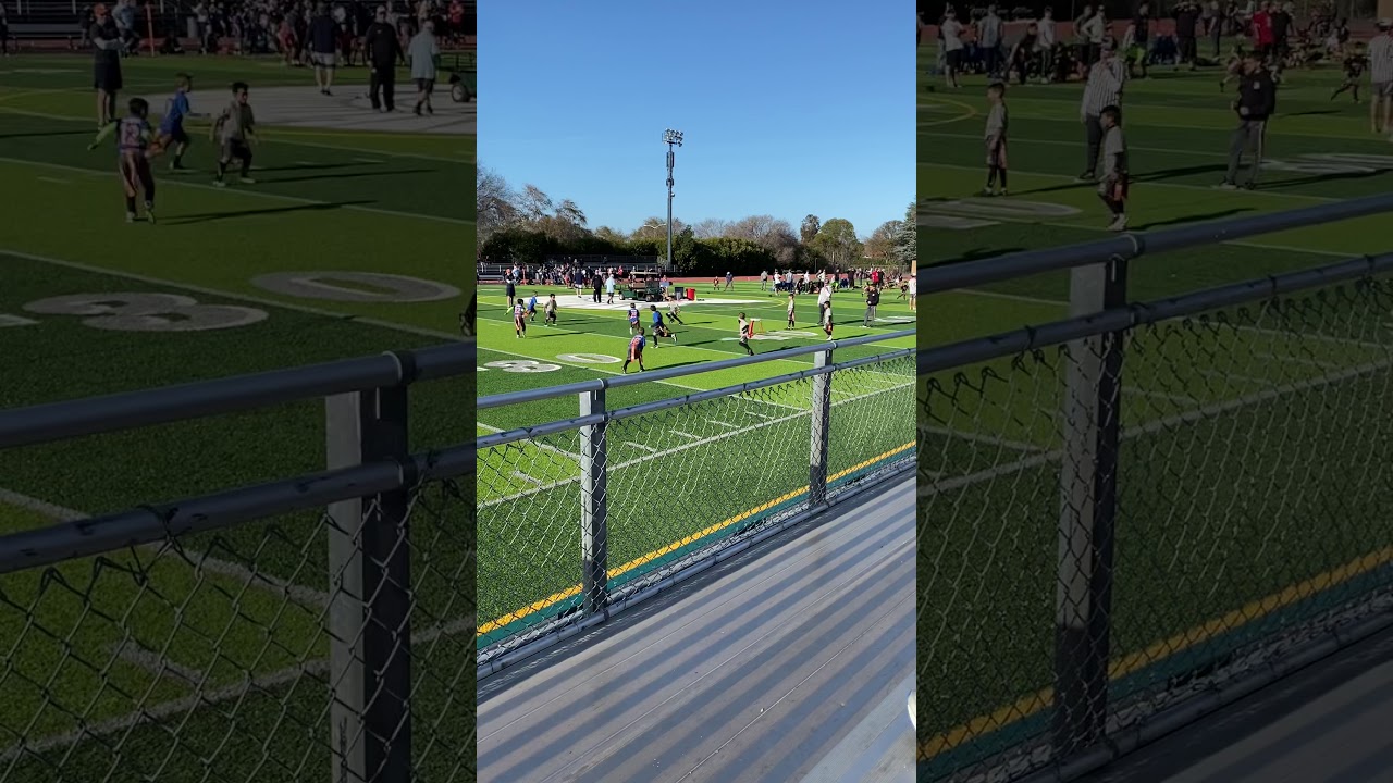 Flag football no juke just speed YouTube