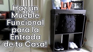 Como Hacer Un Mueble Para La Entrada Aprovechando Un Espacio Muerto