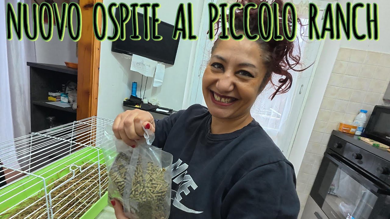 NUOVO OSPITE AL PICCOLO RANCH DI MONTAGNA - YouTube