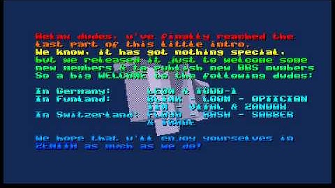 Zenith - Zentro #01 - Amiga Intro