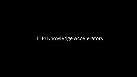 IBM Knowledge Accelerators Introduction