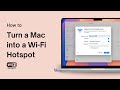 How to Turn a Mac into a Wi-Fi Hotspot