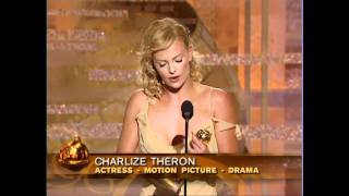 Charlize Theron Wins Best Actress Motion Picture - Golden Globes 2004