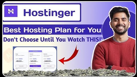 Which Hostinger Hosting Plan is Best in 2025? | Black Friday Sale धमाका!
