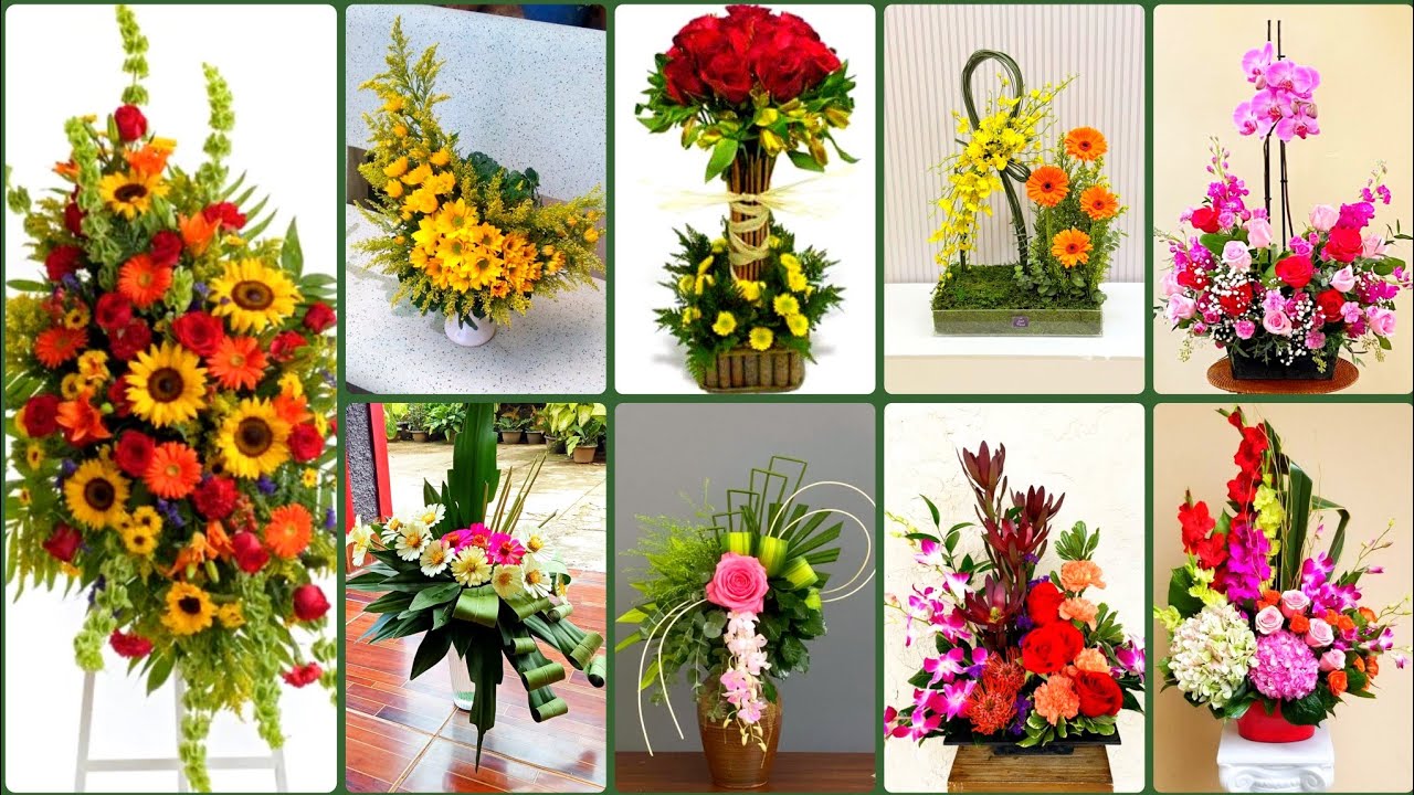 #TRENDING & AMAZING IKEBANA FLORAL MODERN FLOWER #TRENDINGDECOR IDEAS