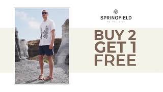Buy 2 Get 1 Free On Everything At Springfield. Shop In-Store Or Online.