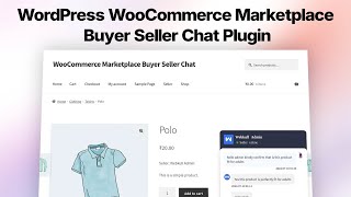 WordPress WooCommerce Marketplace Buyer Seller Chat Plugin