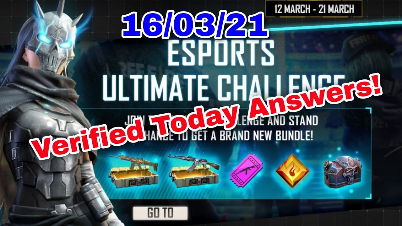 Esports Ultimate Challenge Today Answers Tamil | Mokka Gamer Da |