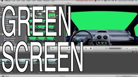Green Screen (Chroma Key) - iMovie 