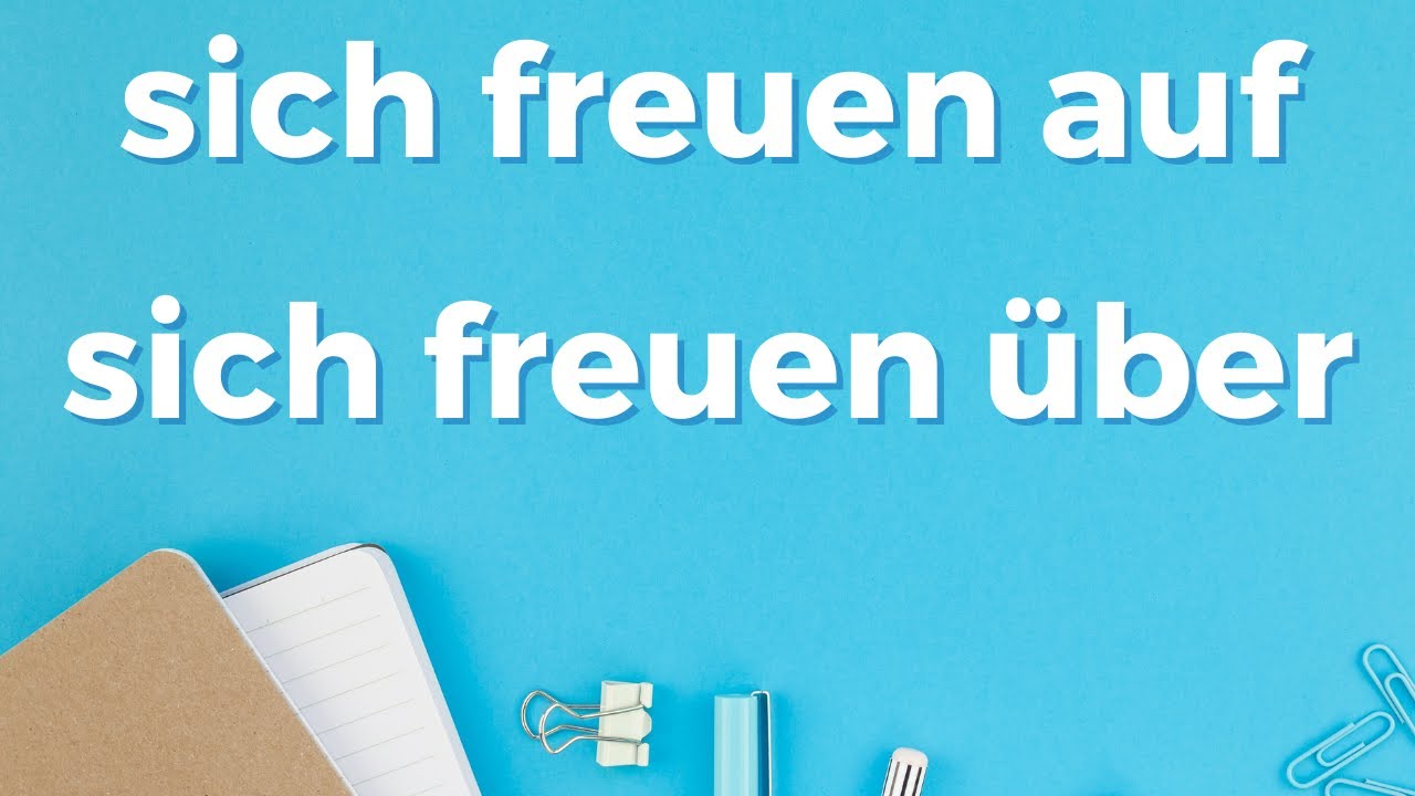 Deutsche Grammatik Unterschied zwischen sich freuen auf / sich freuen