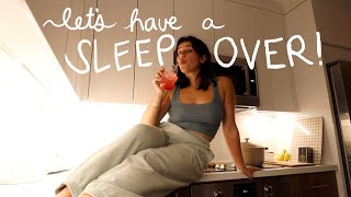 'sleepover vlog' aka: let’s talk about life & drink shirley temples