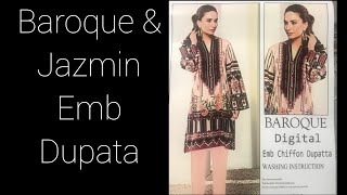 New Baroque Embroidered Lawn Collection 2020 | Market in Pakistan