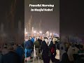 When I was entering the Prophet's Mosque, I saw these scenes. #Masjid Nabvi
