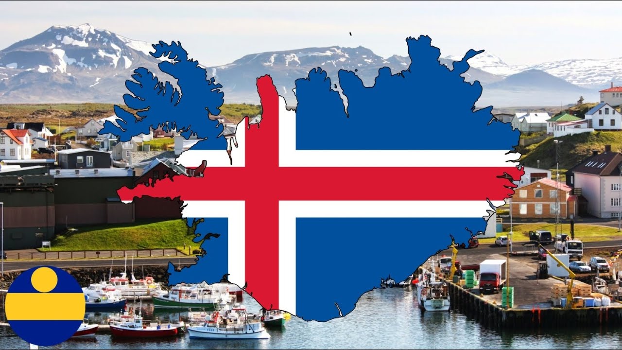 Iceland Flag Map Speedart 🇮🇸