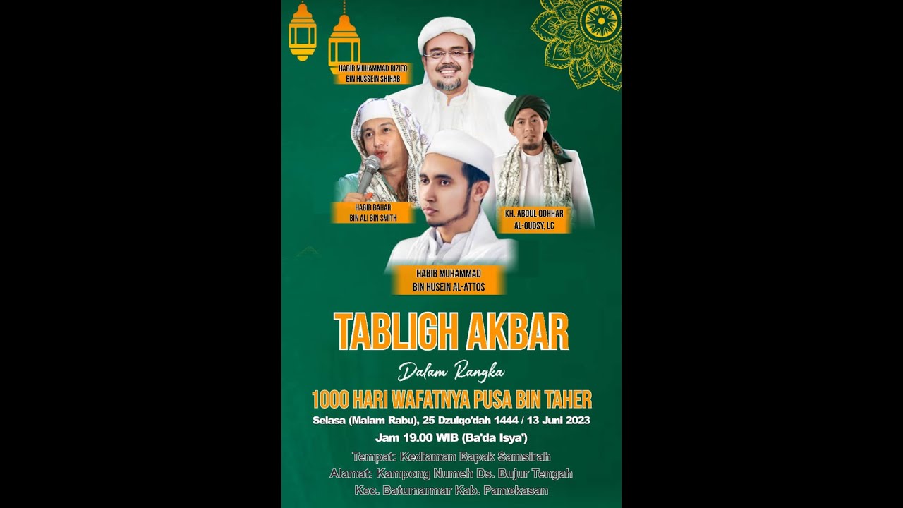 Live Streaming TABLIGH AKBAR Dalam Rangka 1000 Hari Wafatnya Pusa Bin live-streaming-tabligh-akbar-dalam-rangka-1000-hari-wafatnya-pusa-bin