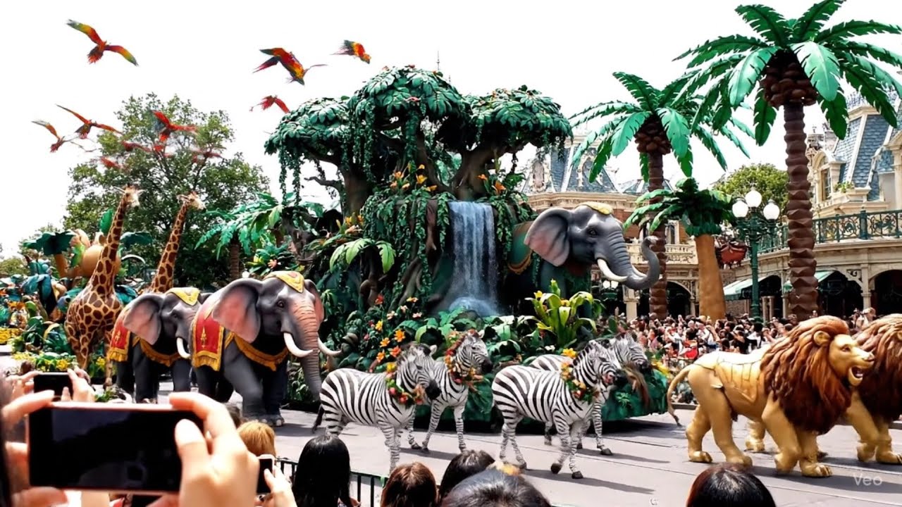 Unbelievable Disneyland Jungle Parade Part 2 | Full Live 4K Experience