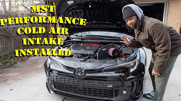 Installed an MST Performance Intake on my GR Corolla || The result.....