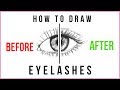 DOs & DON'Ts: How to Draw Eyelashes Step by Step for Beginners