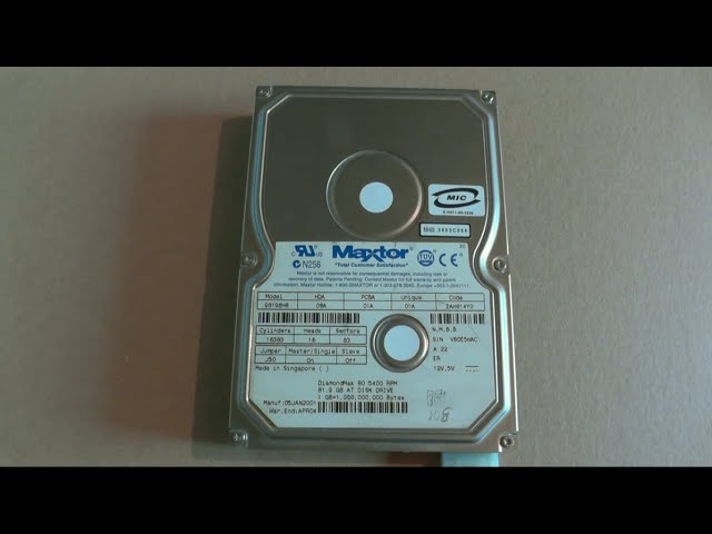 Toshiba N300 NAS HDWG440 4TB (2022) - Hard Drive Sounds 