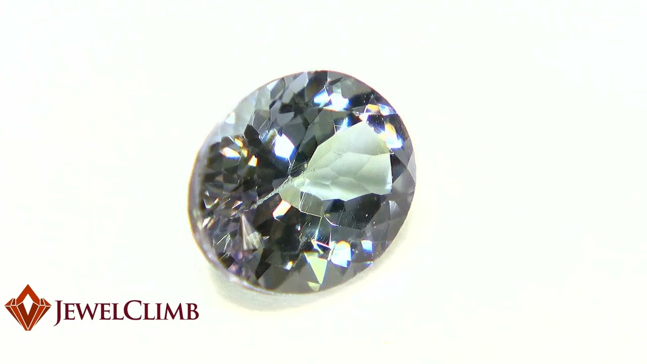タンザナイト 非加熱バイカラータンザナイト0.98CT - YouTube