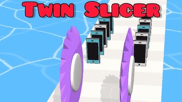 ✅Twin Slicer. All Levels TOP Gameplay iOS Android Mobile Games Walkthrough New Update Max Level
