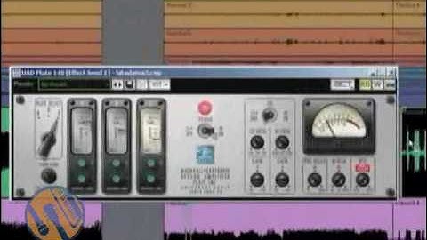 The UAD Plate Plugin In A Session