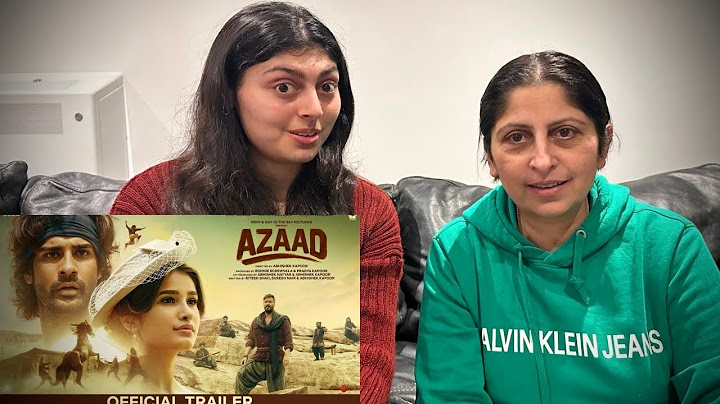 Azaad Official Trailer | Ajay D, Abhishek K, Ronnie S, Pragya K, Diana P, Aaman D, Rasha T- Reaction