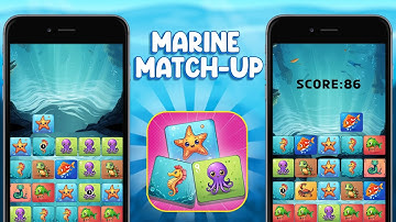 Marine Match Up || Construct 3 Game Template || Source code