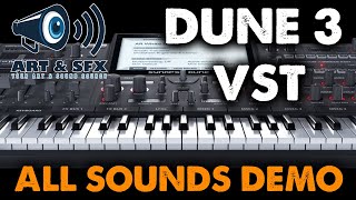 Synapse DUNE3 VST - [All Factory Presets] - SOUND DEMO -  no talking