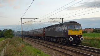 Locals flock to see a Steam Rail Tour only to see the Diesel leading - 1Z57 47772 + 61306 15/08/2021