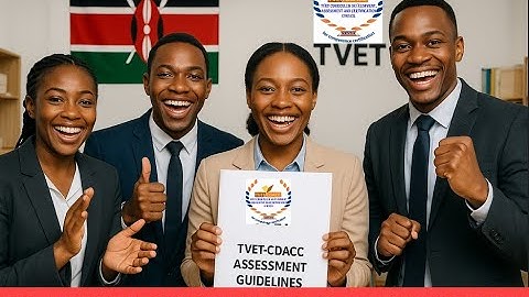 #TVETKenya #CBET #CDACC #SkillsForJobs #KenyaEducation#AssessmentGuidelines