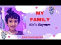 Nursery rhymes for kids  my family  anvis learning hub