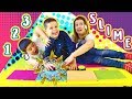 1 2 3 slime ! Un Dos Tres slime ! Slime challenge