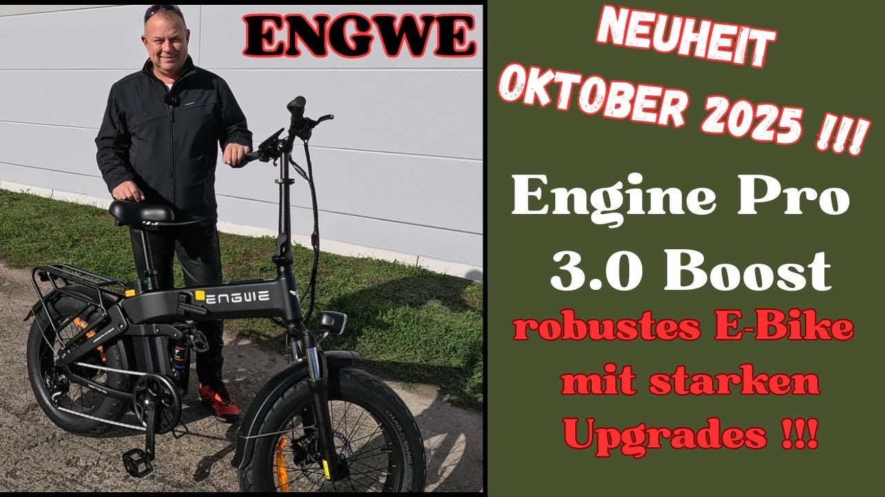 ENGWE ENGINE 3.0 PRO BOOST * E-BIKE * Faltrad * GPS * Alarm * Vollfederung * Top-Ausstattung * 2025