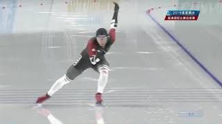 short track olympic champion Wu Dajing trying long track