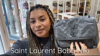 YSL NIKI MEDIUM REVIEW* What fits, mod shots, Saint Laurent Medium