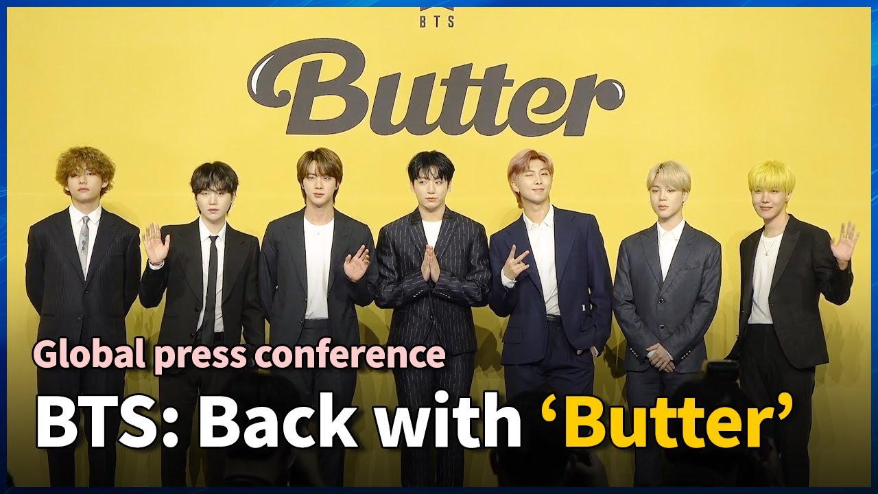 Back With Butter Bts Talks New Single Power Of Music At Global Press Conference Youtube